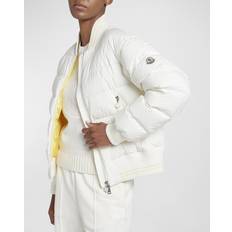 Moncler Dam - S Jackor Moncler Argo Puffer Bomber Jacket WHITE MEDIUM