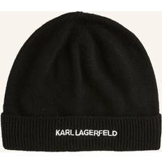 Karl Lagerfeld Dam Accessoarer Karl Lagerfeld K/essential Beanie, Man, Black, One One