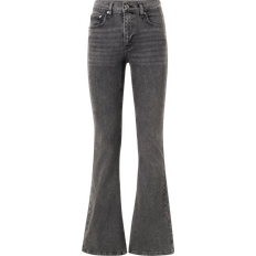 Gina Tricot Low Waist Bootcut Jeans - Gray