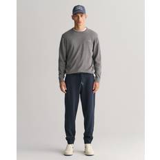 Gant Blåa Byxor & Shorts Gant Original Sweatpants Evening Blue