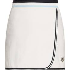Moncler Dam Kjolar Moncler White Wrap Miniskirt White