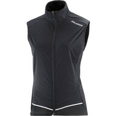 Salomon Västar Salomon Women's Light Shell Vest Running vest XS, black/grey