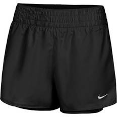 Nike One 2-in-1 Dri-FIT High Waist Shorts - Black