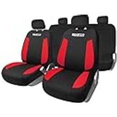 Sparco Bilklädsel Sparco Car Seat Covers Strada Black/Red