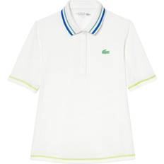 Lacoste Dam T-shirts & Linnen Lacoste Ultra-Dry Pique Polo Shirt Women White