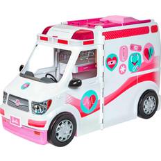 Barbie Babydockor Leksaker Barbie Emergency Vehicle Transforms Into Care Clinic with 20+ Pieces