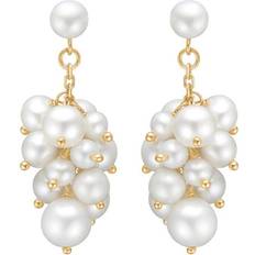 Mads Z Coco Earrings - Gold/Pearl
