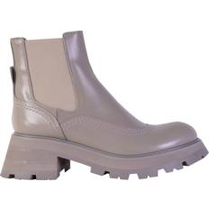 Dolce & Gabbana Västar Dolce & Gabbana Alexander McQueen Grey Leather Chelsea Boots EU37.5/US7.5