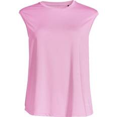 Rosa Linnen Casall Laser Mesh Muscle Tank Orchid Pink