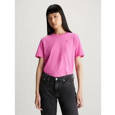 Calvin Klein Bomull - Dam - Rosa T-shirts Calvin Klein Cotton Badge T-shirt Pink