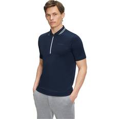 Falke Pikétröjor Falke Poloshirt Herren 6116 space blue Blau