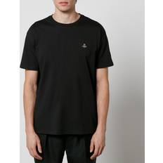 Vivienne Westwood Överdelar Vivienne Westwood Classic Orb-Embroidered Cotton-Jersey T-Shirt Black