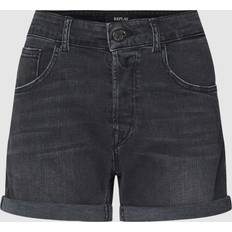 Replay Herr - Svarta - W32 Shorts Replay Dam ANYTA jeansshorts, 097 mörkgrå 28, 097 Mörk grå