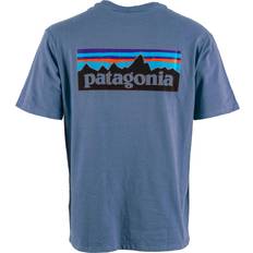 Patagonia P6 Logo Men's Responsibili Tee Utility Blue