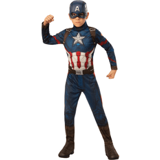 Blå - Tröjor Maskeradkläder Rubies Boy's Captain America Costume