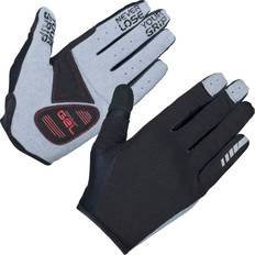 Mocka - Parkasar Kläder Gripgrab Shark Padded Full Finger Summer Gloves - Black