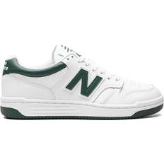New Balance Unisex Sneakers på rea New Balance 480 - White/Nightwatch Green/Light Aluminum