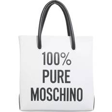 Moschino Svarta Väskor Moschino White Mini '100% PURE Tote A2001 Fantasy White UNI