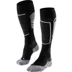 Falke Herr - Sportstrumpor / Träningsstrumpor - Ull Falke SK4 Advanced Men Skiing Knee-High Socks -Black/Mix