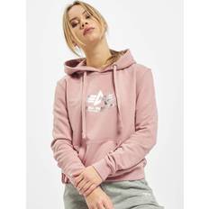 Alpha Industries Dam Tröjor Alpha Industries Sweatshirt Rosa Regular Fit