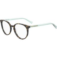 Acetat - Spräcklig / Tortoise Glasögon & Läsglasögon Love Moschino MOL565-086 mm