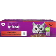 Whiskas 1+ Classic Meals 60x85g