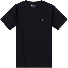 Barbour L T-shirts Barbour Mens Black Essential Sports T-Shirt