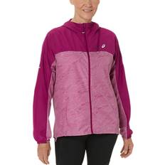 Asics Jackor Asics FUJITRAIL PACKABLE JACKET Soft Berry/Blackberry