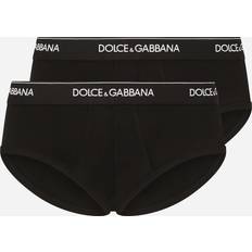 Dolce & Gabbana Kalsonger Dolce & Gabbana Black And White Cotton Brief Set Black