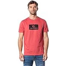 Rip Curl Röda Överdelar Rip Curl Hallmark T-shirt tvättad röd