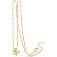Blossom Copenhagen Heart Pendant Necklace - Gold/Diamonds