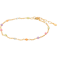 Turmalin Armband Pernille Corydon Rainbow Bracelet - Gold/Multicolour