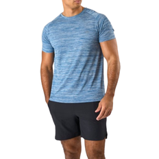 ICANIWILL Workout Mesh T-shirt Men - Dark Blue Melange