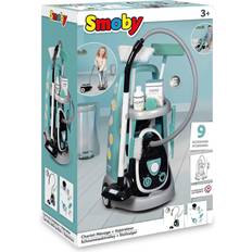 Smoby Plastleksaker Städleksaker Smoby Cleaning Trolley + Vacuum Cleaner
