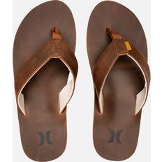 Hurley Herr Skor Hurley One Only Leather Sandals Brown Men's Shoes Brown