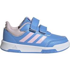 adidas Kid's Tensaur Hook And Loop Shoes - Blue Burst/Clear PinkCloud White