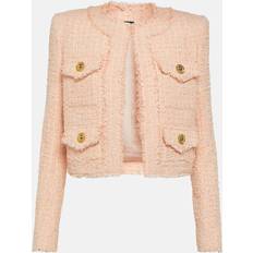 Balmain Jackor Balmain Tweed Jacket pink