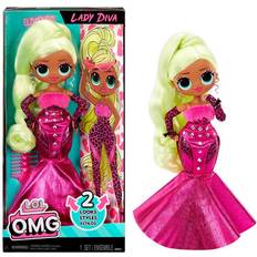 LOL Surprise Modedockor Leksaker LOL Surprise OMG Fashion Doll Lady Diva Transforming Fashions & Fabulous Accessories