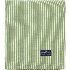 Vita Sängöverkast Lexington Striped Reversible Sängöverkast Vit, Grön (260x)