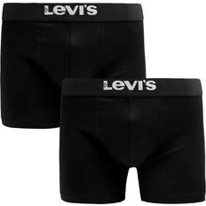 Levi's Herr Underkläder Levi's 2-pack Men Solid Basic Boxer Brief Black * Kampanj *