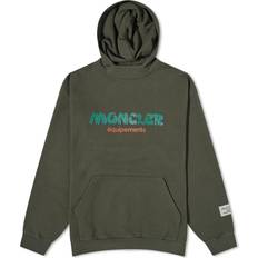 Moncler Gröna Tröjor Moncler Genius x Salehe Bembury Green Printed Hoodie Green