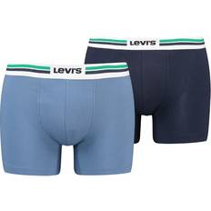 Levi's Herr - Klassiska boxers Underkläder Levi's 2-pack Men Sportswear Logo Boxer Brief Navy/Blue * Kampanj *
