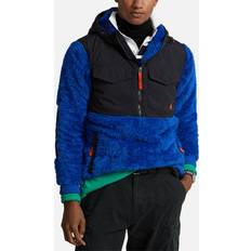 Polo Ralph Lauren Herr - Svarta Jackor Polo Ralph Lauren Fleece and Nylon Half-Zip Jacket Blue