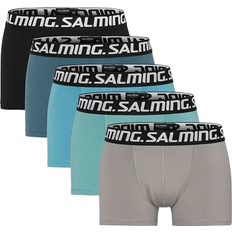 Aftonklänningar - Gråa Kläder Salming Joey Boxer 5-pack - Aqua/Zinc/Arctic Blue/Petrol/Black