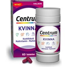 E-vitaminer - Förbättrar muskelfunktion Vitaminer & Mineraler Centrum Kvinna Multivitamin and Multimineral 60 st