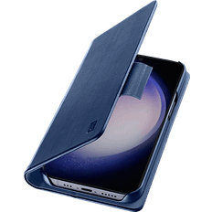Peter Jäckel cellularline – bok – Galaxy S24 – Oumbärligt skydd med magnetiskt blått säkerhetslås – blått
