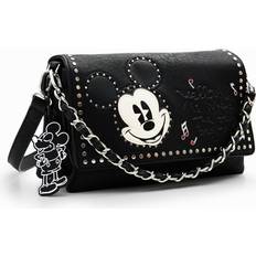 Desigual Handväskor Desigual M Mickey Mouse studs crossbody bag BLACK U