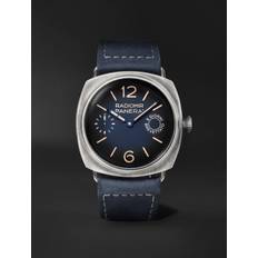 Panerai Radiomir Otto Giorni Automatic 45mm and Suede Watch, Ref. No. PAM01348 Men Blue