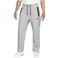 Nike Byxor Nike Sportswear Tech Fleece Open-Hem Sweatpants Men's - Dark Grey Heather/Black