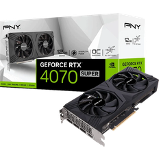 GeForce RTX 4070 Super Grafikkort PNY GeForce RTX 4070 Super Verto Dual Fan OC HDMI 3xDP 12GB